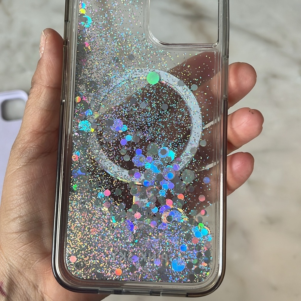 Apple iPhone 13 Silicone Case Set of 3 Purple,  Pink and Glitter Pink Sky Case - Picture 12 of 15